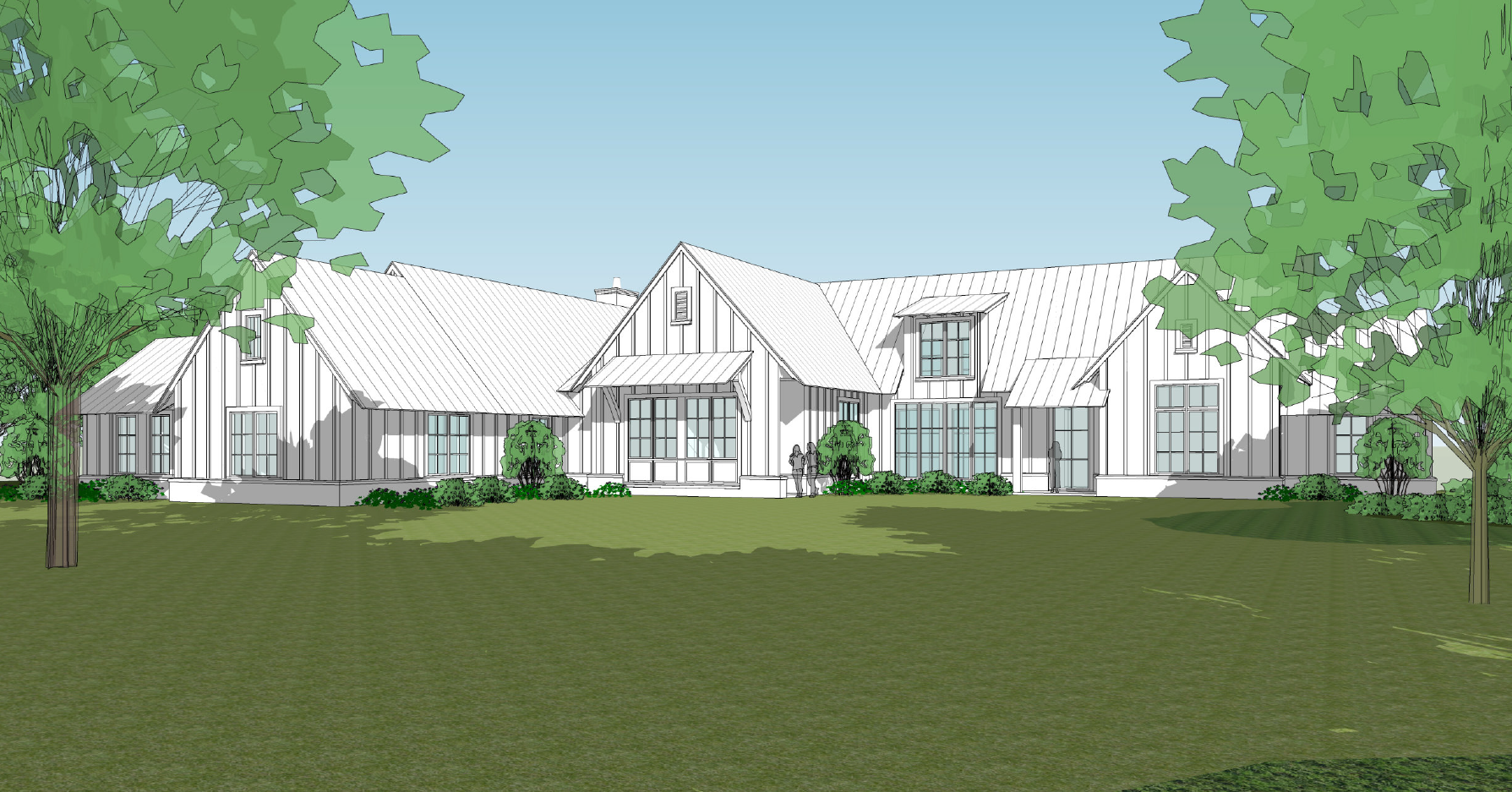 Modern Lakehouse Cottage